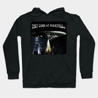 UFO abduction - They come at nightfall... Hoodie